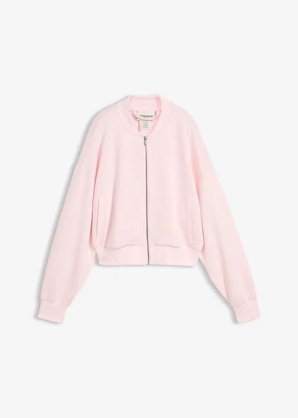 Blusjacka i trik&aring; av mjuk viskosmix, bonprix