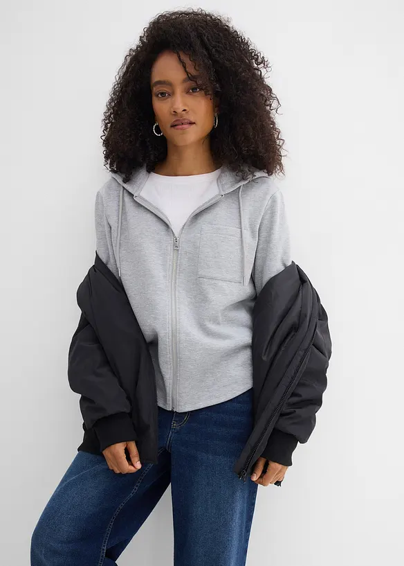 Munkjacka med &aring;tervunnen polyester, bonprix