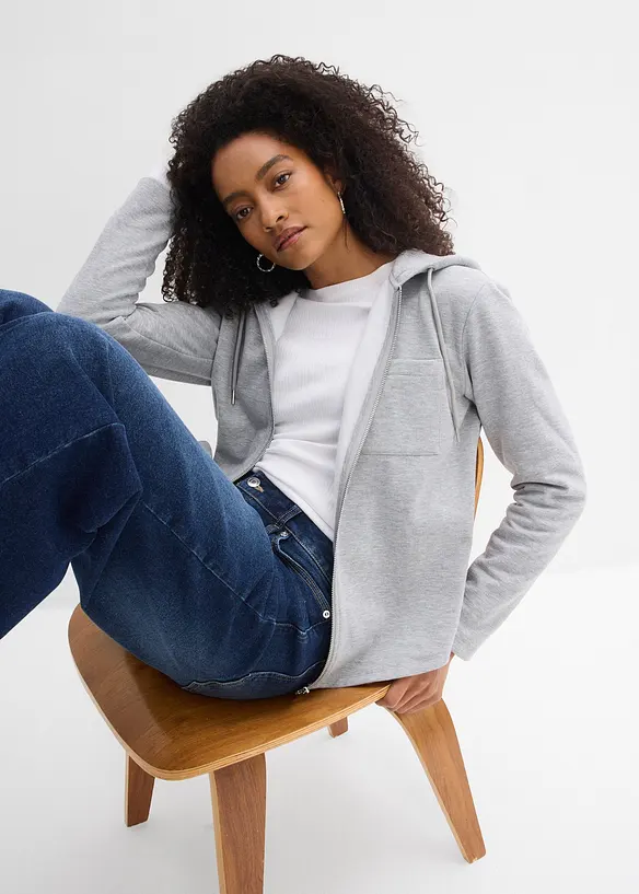 Munkjacka med &aring;tervunnen polyester, bonprix