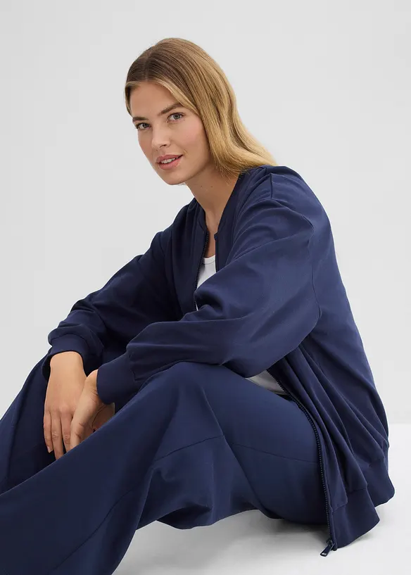 Sweatjacka i bomull, bonprix