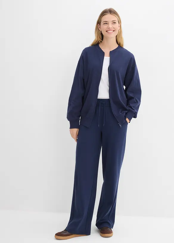 Sweatjacka i bomull, bonprix