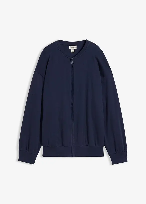Sweatjacka i bomull, bonprix