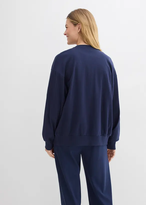 Sweatjacka i bomull, bonprix