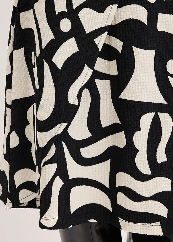 Midikl&auml;nning av jersey med struktur, bonprix