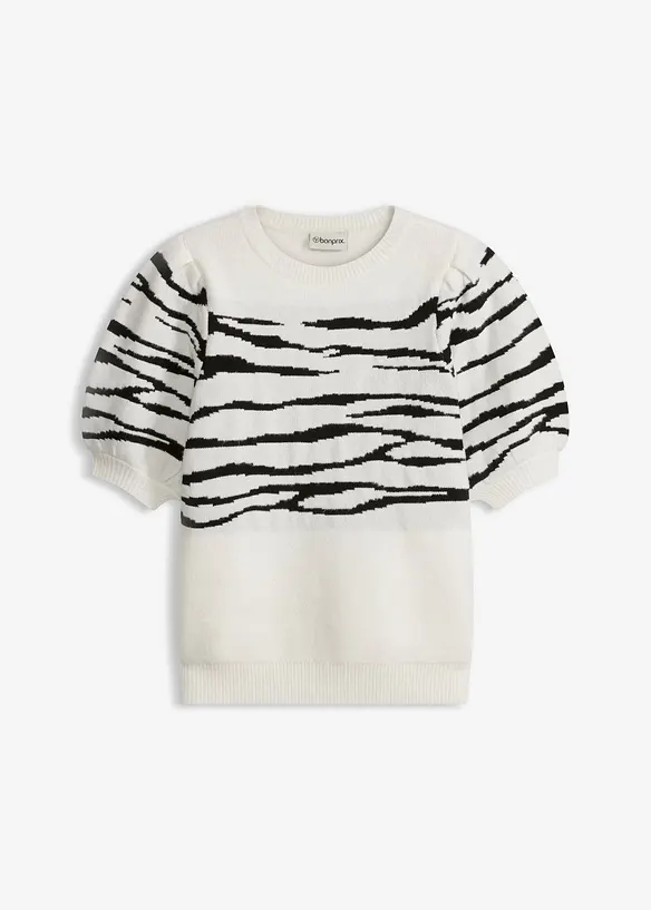 Tr&ouml;ja med puff&auml;rmar, bonprix