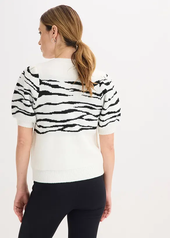 Tr&ouml;ja med puff&auml;rmar, bonprix