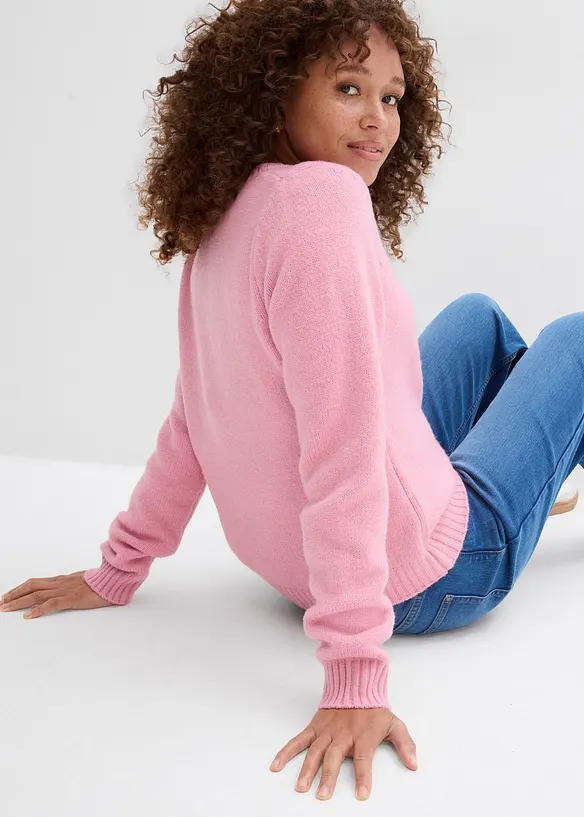 Tr&ouml;ja med spetsinf&auml;llning, bonprix