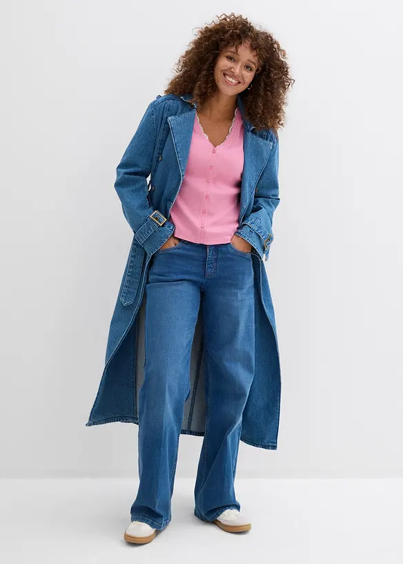 2 i 1-topp av bomull, bonprix