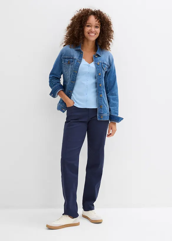 2 i 1-topp av bomull, bonprix