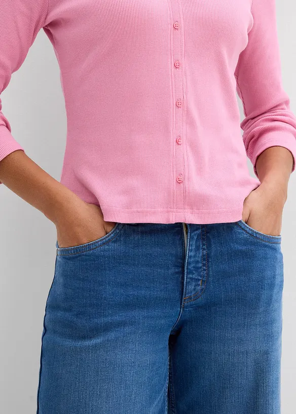 2 i 1-topp av bomull, bonprix