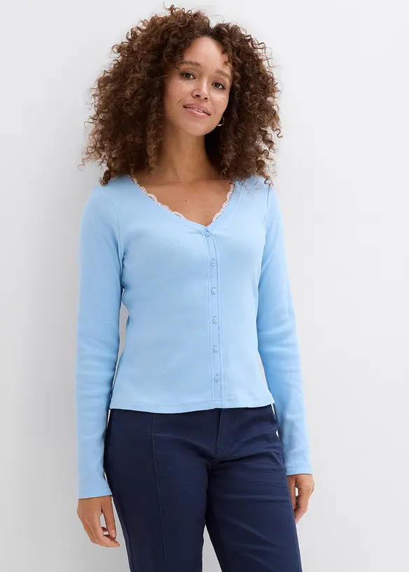 2 i 1-topp av bomull, bonprix