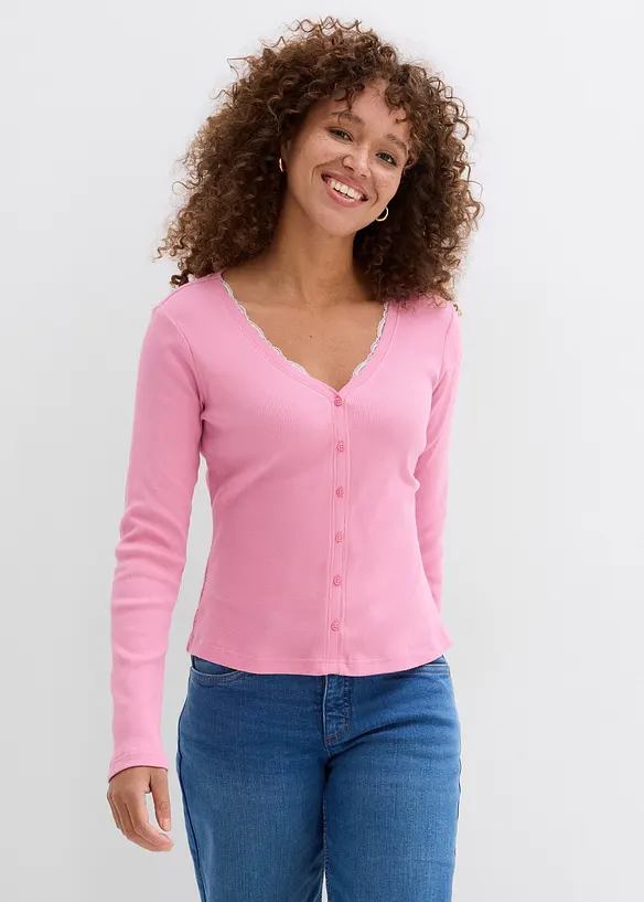 2 i 1-topp av bomull, bonprix