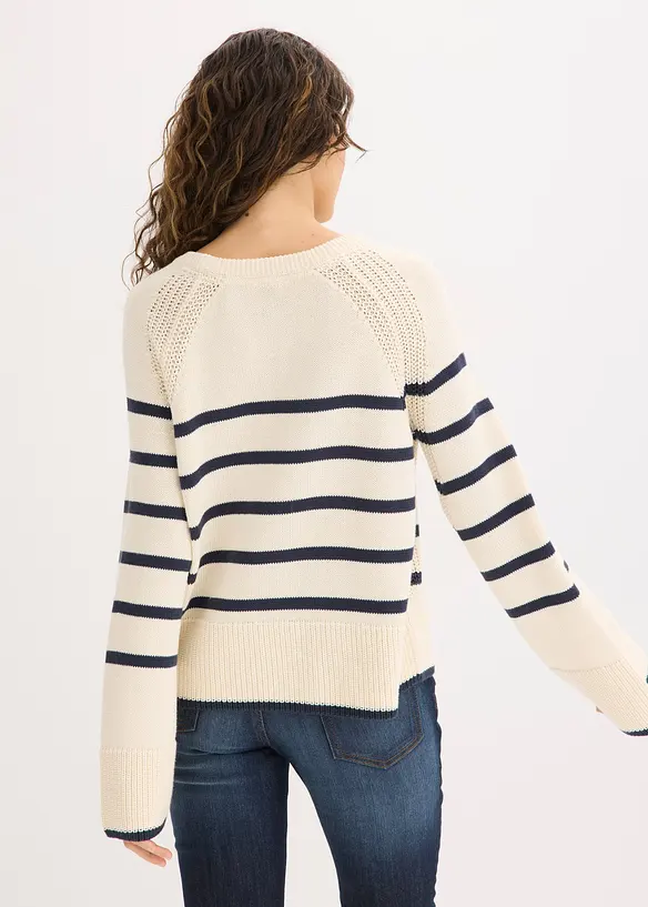 Tr&ouml;ja med kontrasterande r&auml;nder, bonprix