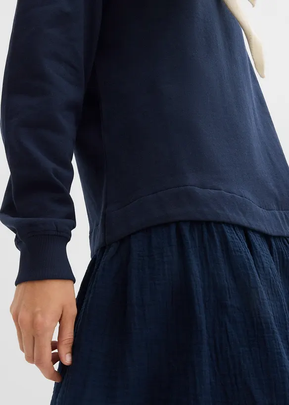 Trik&aring;kl&auml;nning med v&auml;vd kjoldel, bonprix