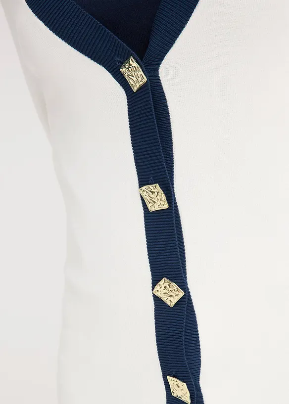 Stickad kofta, bonprix