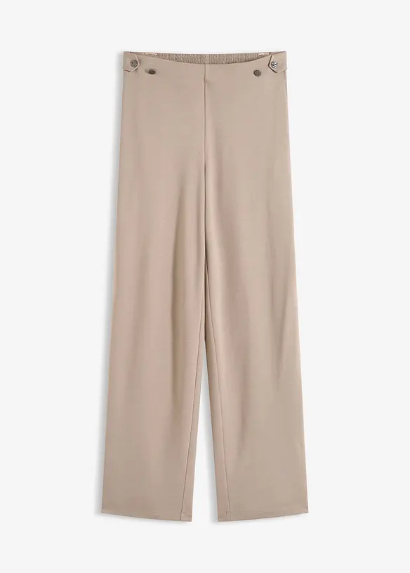 Jerseybyxa med dekorativa slejfar, bonprix