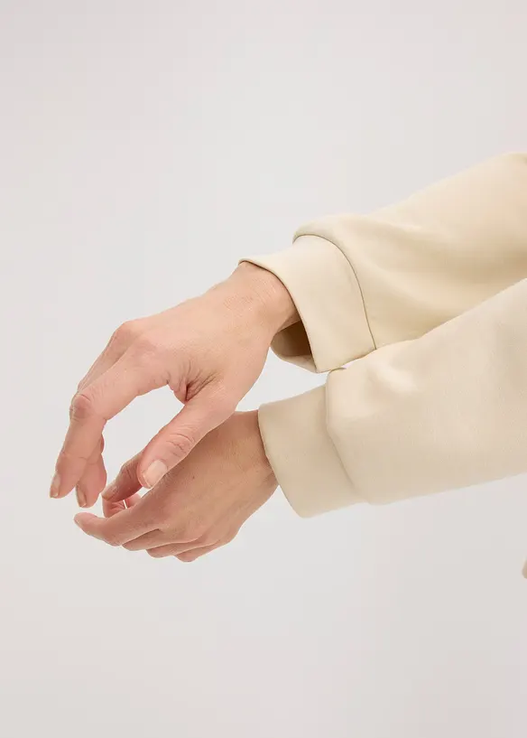 Sweatshirt med applikation, bonprix