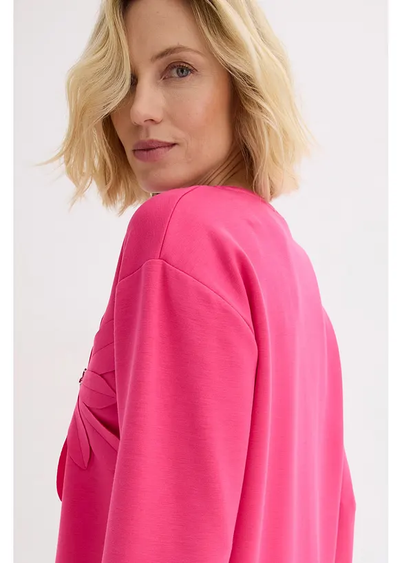 Sweatshirt med applikation, bonprix