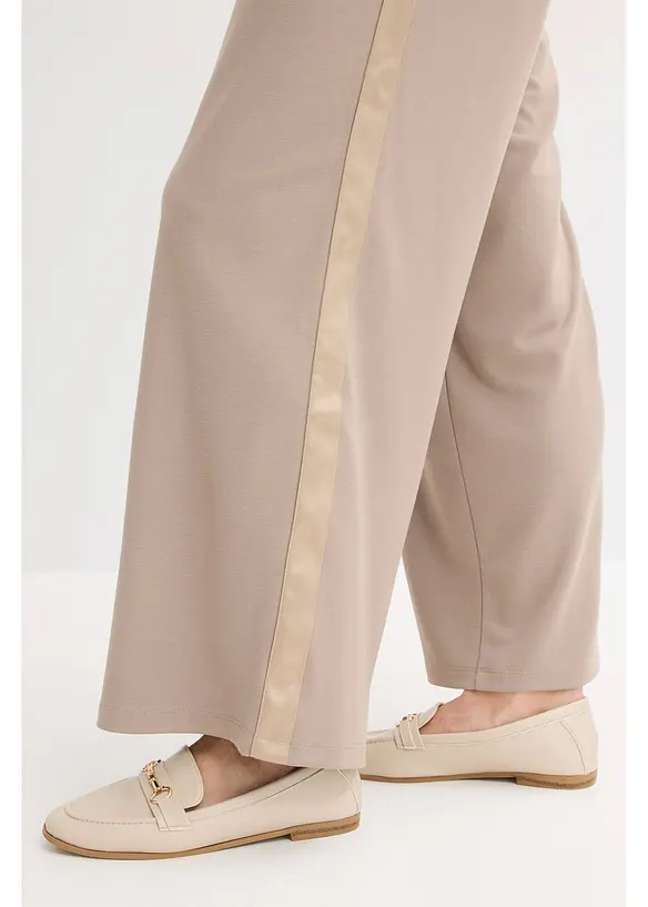 Jerseybyxa med dekorativa slejfar, bonprix