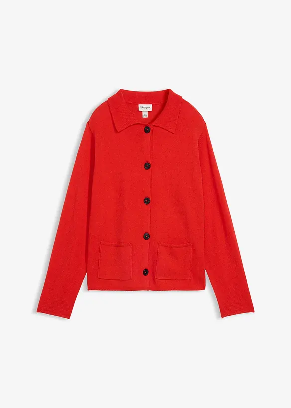 Cardigan i viskosmix, bonprix
