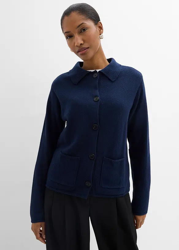 Cardigan i viskosmix, bonprix