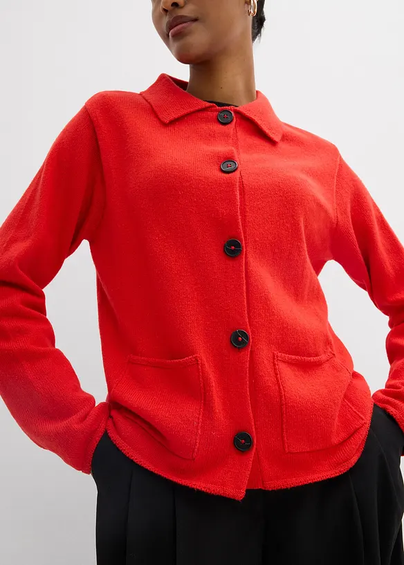 Cardigan i viskosmix, bonprix