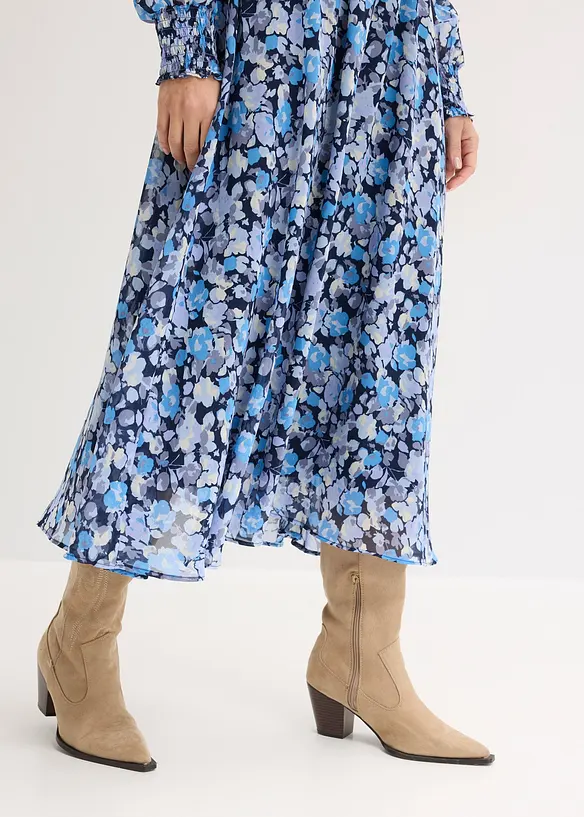 Chiffongkl&auml;nning med st&aring;krage, bonprix