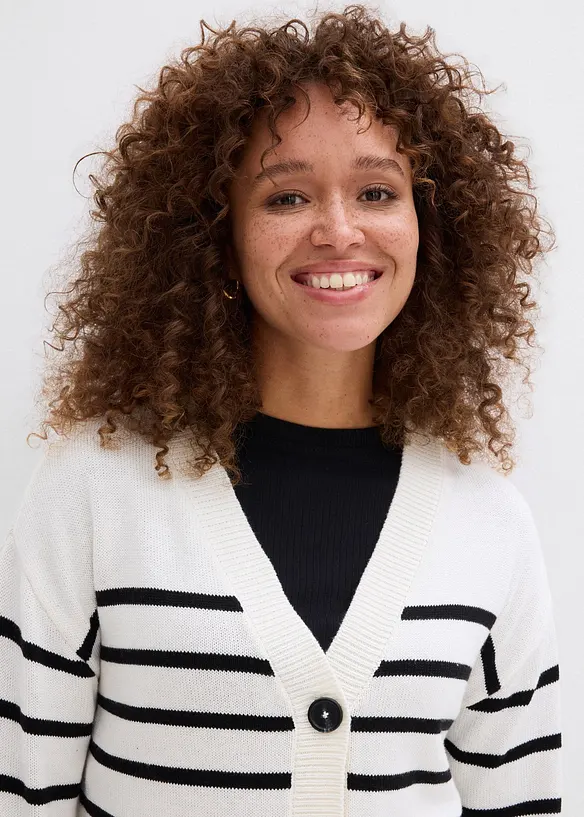 Stickad kofta, bonprix