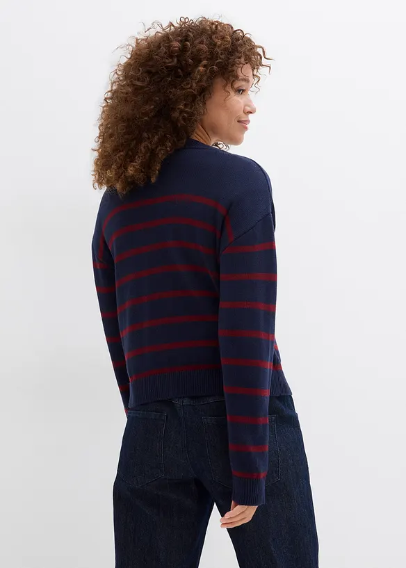 Stickad kofta, bonprix