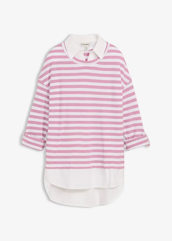 Sweatshirt i 2 i 1-stil, bonprix