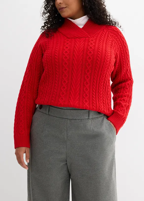 Byxa i viskosmix, bonprix