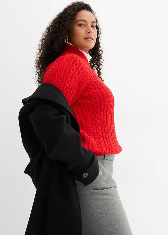 Byxa i viskosmix, bonprix