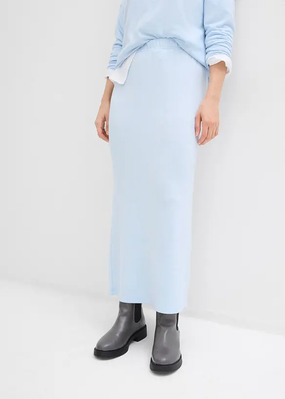 Trik&aring;kjol med stickad look, bonprix