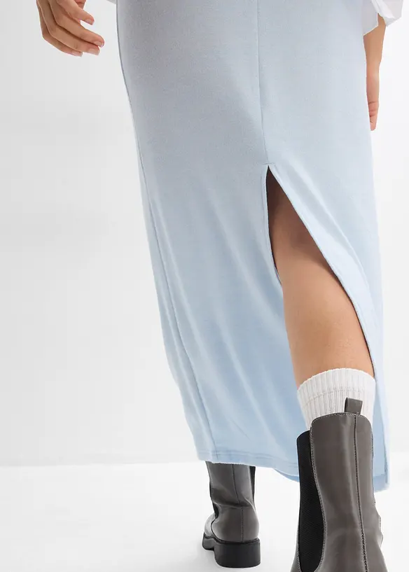 Trik&aring;kjol med stickad look, bonprix