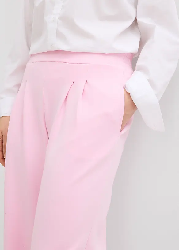 Byxa i stadig jersey med gubbveck, bonprix