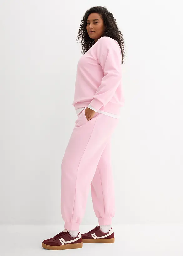 Joggingbyxa av mjuk och stabil trik&aring;, bonprix