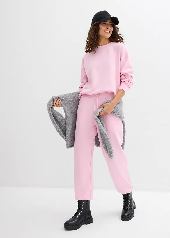 Joggingbyxa av mjuk, stabil trik&aring;, bonprix