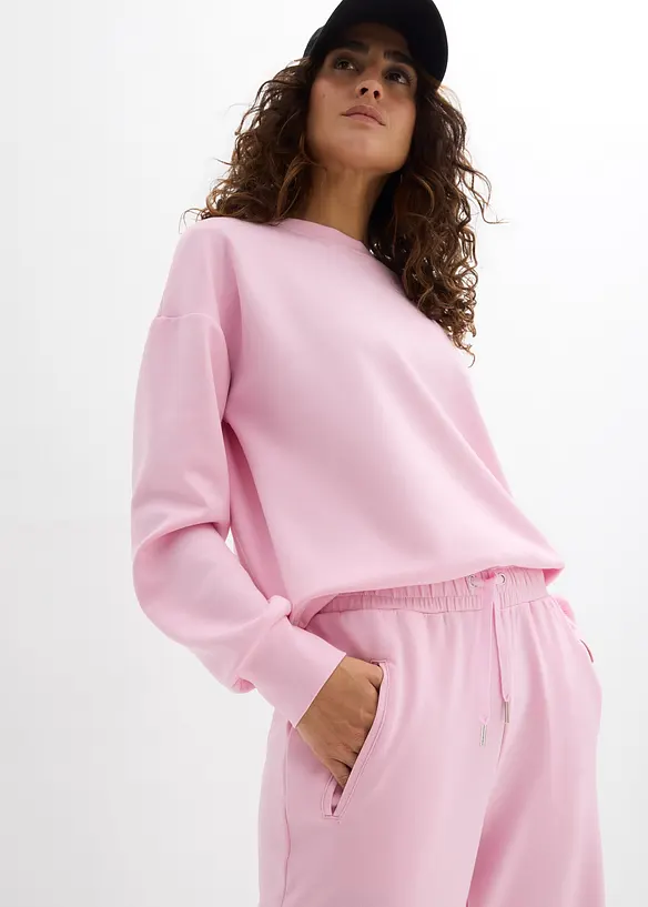 Joggingbyxa av mjuk, stabil trik&aring;, bonprix