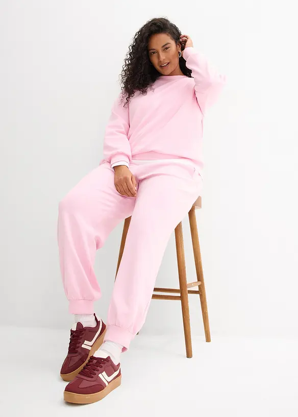 Joggingbyxa av mjuk och stabil trik&aring;, bonprix