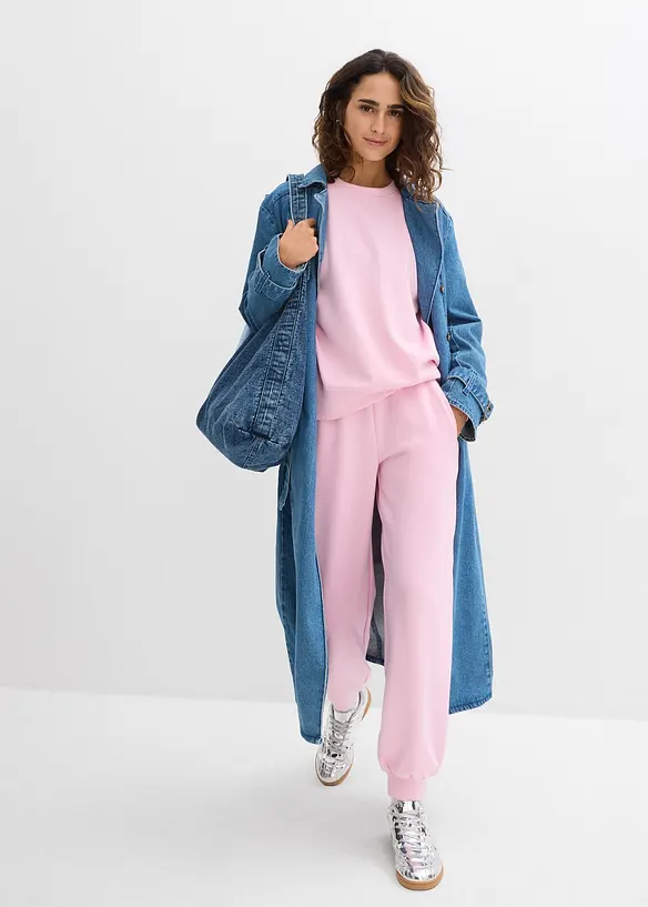 Sweatshirt av mjuk, stabil trik&aring;, bonprix