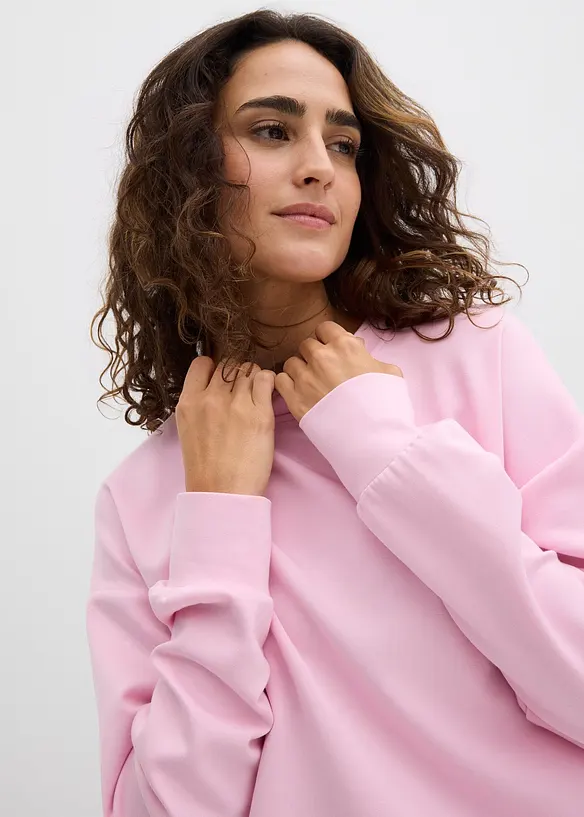 Sweatshirt av mjuk, stabil trik&aring;, bonprix