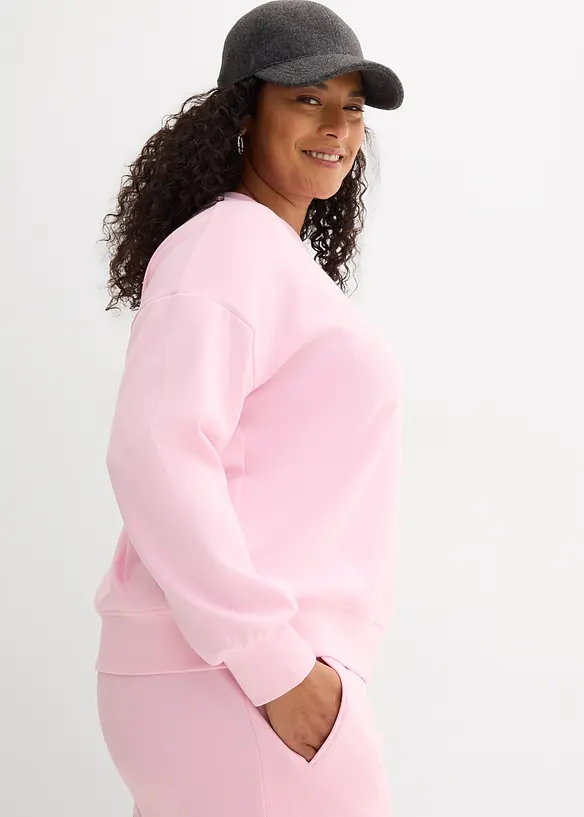 Sweatshirt av mjuk, stabil trik&aring;, bonprix