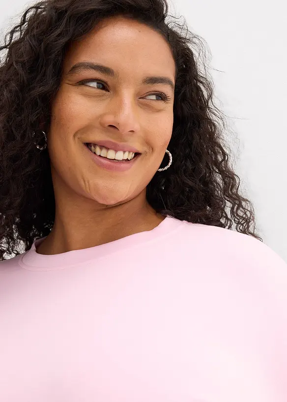 Sweatshirt av mjuk, stabil trik&aring;, bonprix