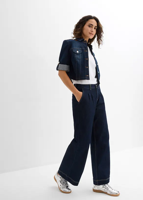 T-shirt av ekologisk bomull (2-pack), bonprix