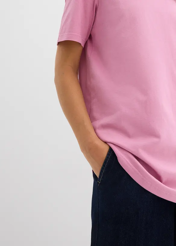 L&aring;ng topp i ekologisk bomull (2-pack), bonprix