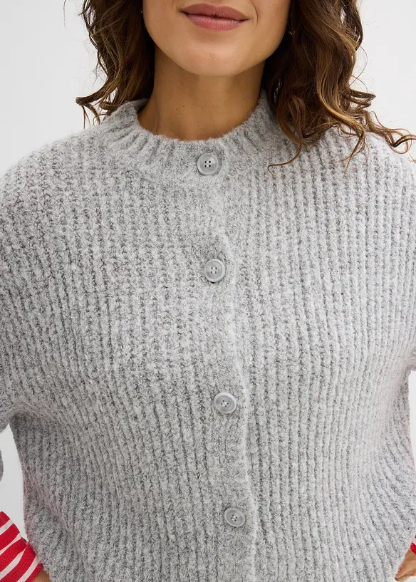 Stickad kofta, bonprix