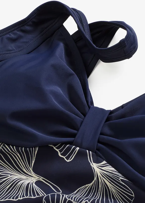 Baddr&auml;kt med l&auml;tt formande effekt och m&ouml;nstrad inf&auml;llning, bonprix