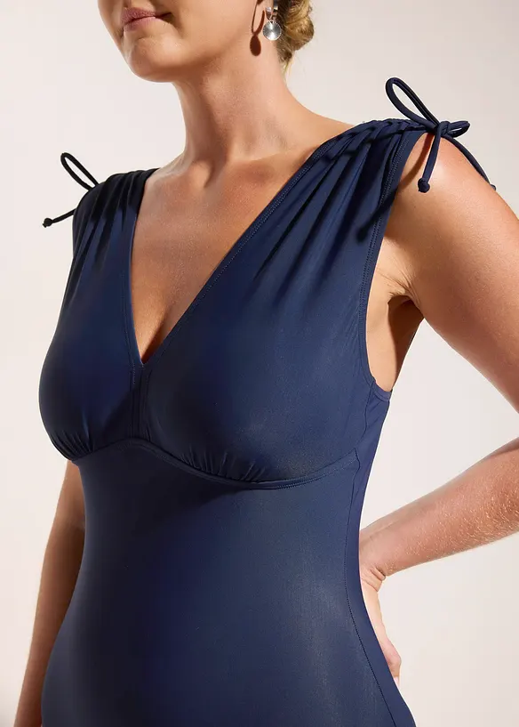 Baddr&auml;kt med l&auml;tt formande effekt och breda axelband, bonprix