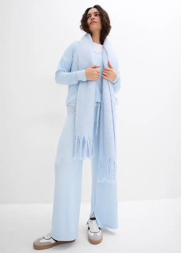 Jerseybyxa med stickad look, bonprix