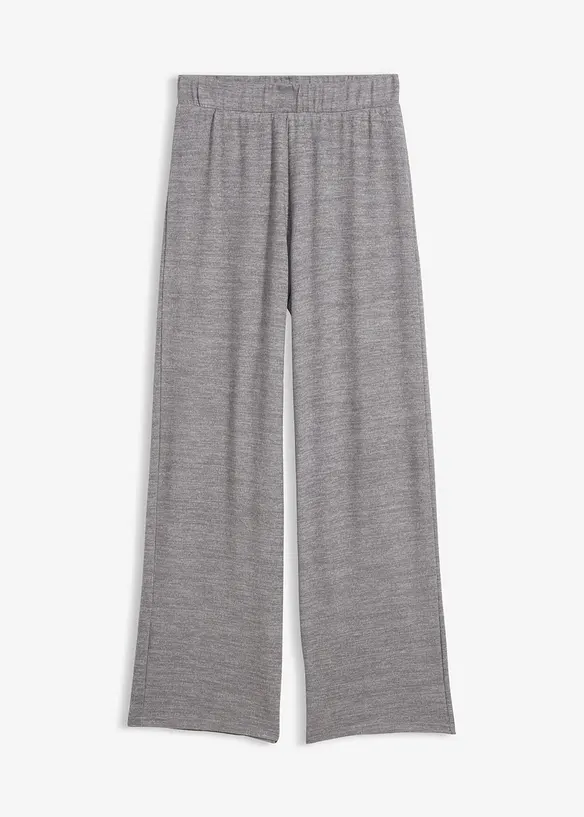 Jerseybyxa med stickad look, bonprix